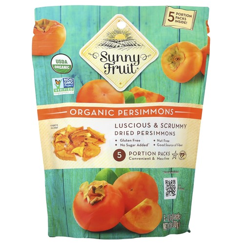 Organic dried persimmons 5 - persimmons,,